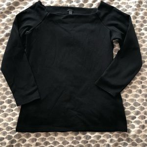 J. Crew wide neck Top